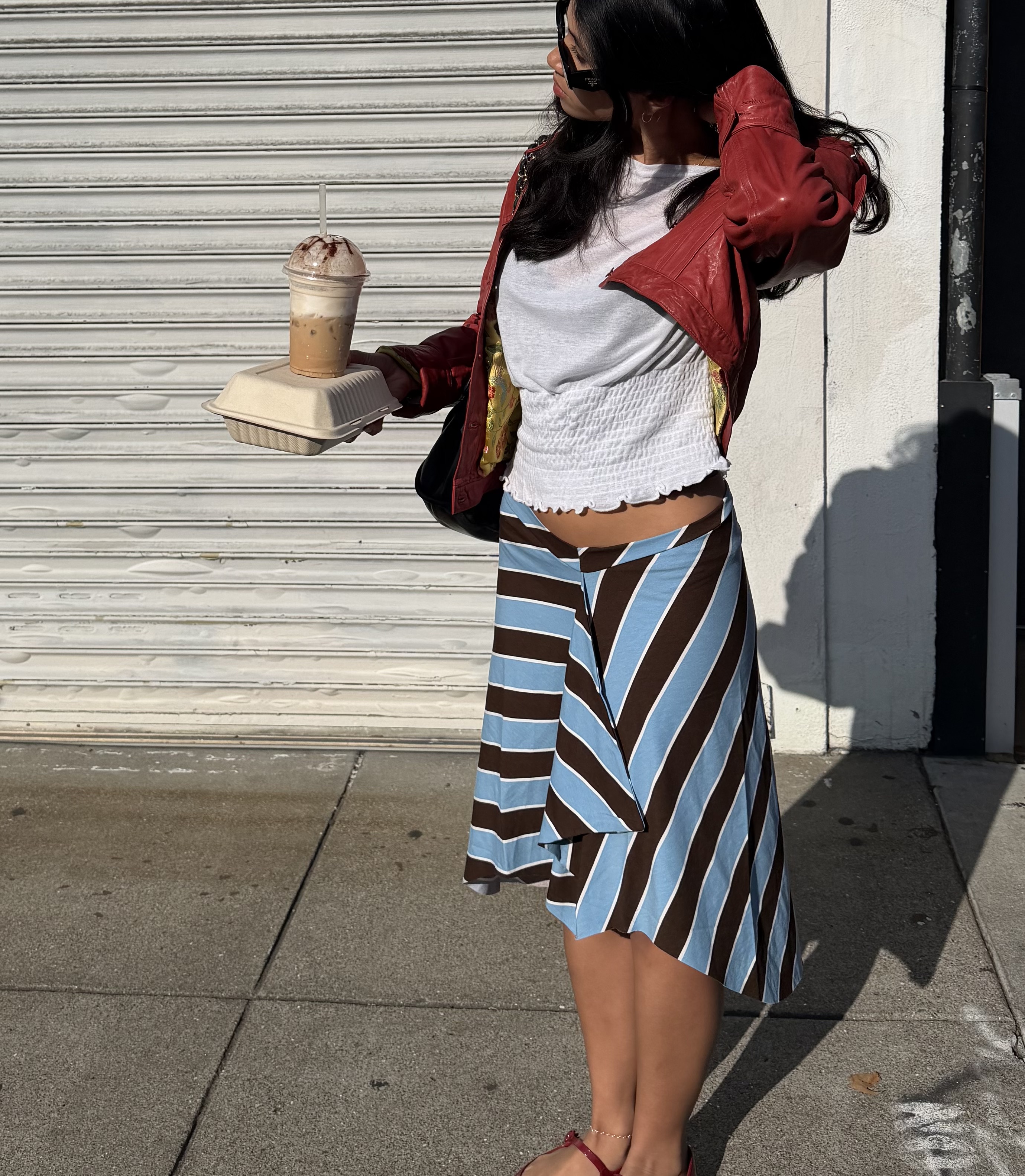Another leather jacket outfit